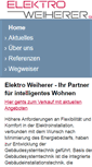 Mobile Screenshot of elektro-weiherer.de
