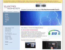 Tablet Screenshot of elektro-weiherer.de